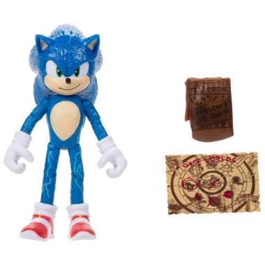 Sonic The Hedgehog 2 (Movie) Figurina Sonic cu accesorii 10 cm foto