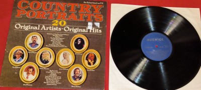 DISC VINIL LP. IMPECABIL &amp;ndash; AN 1979 WARWICK COUNTRY PORTRAITS foto
