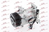 Compresor AC nou Honda Civic 16-, Cr-V 16-22, motor: 2.0, Delphi type: 6CVC140E, Diam. fulie (mm) 110, SRLine, 38810-5AA-A01; 38810-5AA-A02