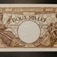 România 2000 Lei 1945 Aunc - UNC (407)