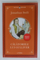 CALATORIILE LUI GULLIVER de JONATHAN SWIFT , 2019, PREZINTA INSEMNARI PE PAGINA DE TITLU *