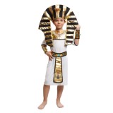 Cumpara ieftin Costum faraon egiptean pentru baieti 110-120 cm 5-6 ani, Kidmania