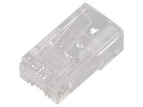 Conector RJ45 Cat 6 8p8c mufă de trecere, QOLTEC