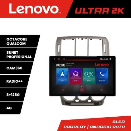 Navigatie HHyundai Getz 2002-2010, Ecran 2K QLED 13&quot;,Octacore,8Gb RAM,128Gb Hdd,4G,360,DSP,Carplay,Bluetooth CarStore Technology