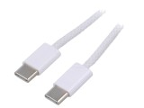 Cablu USB 2.0 USB C Nichelat 0,5m Alb
