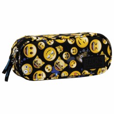 Penar scoala, neechipat, dublu (2 compartiment), Emoji foto