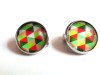 Cercei clips model mozaic A 14 MM