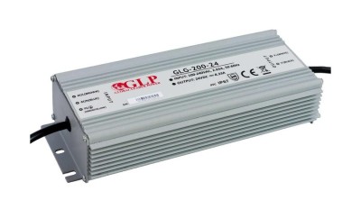 Sursă de alimentare GLP GLG-200-24, driver LED GLP cu tensiune constantă PFC 200W, IP67, 24V/8,33A foto