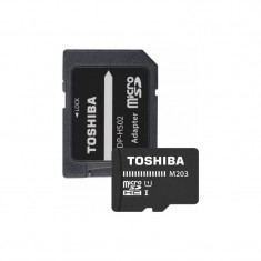 Card Toshiba microSDHC M203 32GB Clasa 10 UHS-I U1 cu adaptor SD foto