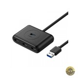 Hub USB UGREEN CR113 4 x USB-A 3.0 0.5m Negru