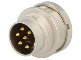 Conector M16 Soclu Tată 6 PIN 5A 250V IP40, Lumberg