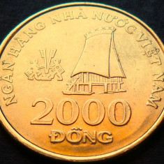 Moneda exotica 2000 DONG - VIETNAM, anul 2003 * cod 1064 = UNC luciu de batere