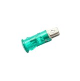 Indicator LED snap de panou din plastic, 10mm, pini 4.8mm, verde, 12-24V DC, IP68, FL1P-10QJ-1-GREEN