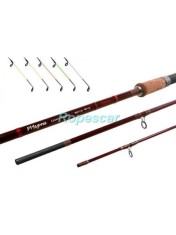 Lanseta Magma Feeder II Light Feeder 3,60M/90 gr. + 5 varfuri - Delphin