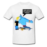 Tricou &quot; Johnny Bravo si Aladin &quot;