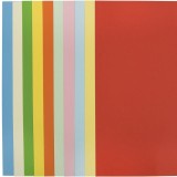Carton colorat A4,diverse culori, 160 g mp, 10 bucati set
