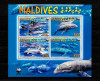 MALDIVES 2009 WWF FAUNA PROTEJATA BALENE, Nestampilat