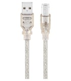 Cablu USB 2.0 HI-SPEED tata A la USB tata tip B imprimanta 1m cupru, Goobay