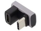 Adaptor USB 4.0 Goobay 8K Aurit Aluminiu Power Delivery 74445