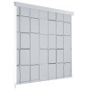 Roleta/Jaluzea Dus 100x240 cm, Peva, Model Patrate, Gri/Alb/Albastru, Impermeabila, Montare Usoara