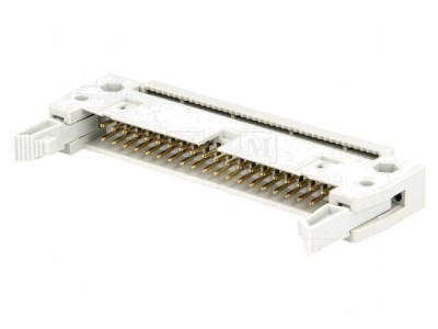 Mufă IDC tată 40 PIN cu ejector pentru cablu-bandă 1,27mm foto