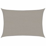 Cumpara ieftin Panza parasolar, gri deschis dreptunghiular 2x3 m HDPE 160 g/m&sup2;