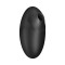 Vulva Lover 3 black - Stimulator Clitoris Rezistent la Apă, 10,5x6 cm