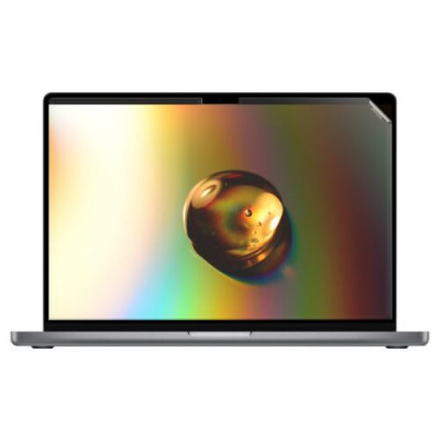 Folie de protectie mata pentru laptop Apple MacBook Pro 14&amp;quot; (2021), Kwmobile, Transparent, Plastic, 56746.2 foto