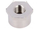 Piuliță &icirc;mpăm&acirc;ntare M12 alamă nichel 24mm 70-200&deg;C
