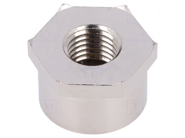 Piuliță &icirc;mpăm&acirc;ntare M12 alamă nichel 24mm 70-200&deg;C
