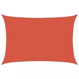 Cumpara ieftin Panza parasolar, caramiziu, 3x4,5 m, 160 g/m&sup2;, HDPE