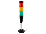 Coloană de semnalizare LED roșu/galben/verde 230V