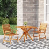 Set mobilier gradina, 3 piese, lemn masiv de acacia GartenMobel Dekor, vidaXL