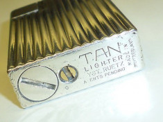 TAN-THEODOR-RUETZ SEMI AUTOMATIC POCKET LIGHTER-1955 MADE IN SWITZERLAND foto