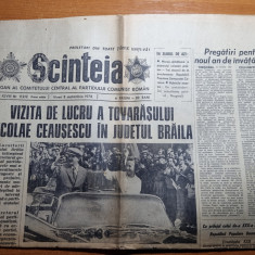 scanteia 8 septembrie 1978- ceausescu vizita la braila,cuvantare ceausescu
