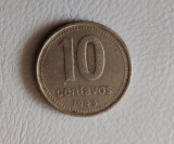 Argentina - 10 centavos (1993) - monedă s236, America Centrala si de Sud