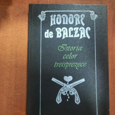 Istoria celor treisprezece de Honore de Balzac
