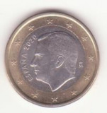 Spania 1 euro 2020 -Felipe VI.