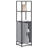 VidaXL Dulap nalt gri Sonoma 35,5x35x139 cm lemn prelucrat