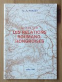 G. A. Pordea - Notes sur les relations roumano-hongroises (1982)
