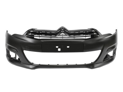 Bara fata Citroen C4 (B7), 09.2010-01.2015, cu gauri pentru Senzori de parcare (PDC); grunduit, Aftermarket foto