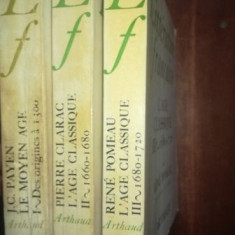 Litterature francaise 1,2,3. L’ age clasique- Rene Pomeau