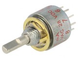 Comutator Rotativ 10 Pozitii 0.25A 125VAC 28VDC