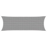 vidaXL P&acirc;nză de umbră Antracit și Alb 2 x 6 m HDPE 42032763