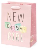 Punga de cadou - Medium - New Baby Girl | Legami
