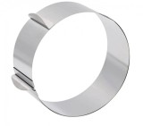 Cumpara ieftin Inel Reglabil Tort Copt Inox 16-30cm H12cm - Cadru Metalic Ajustabil Prajituri
