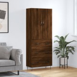 vidaXL Dulap &icirc;nalt, stejar maro, 69,5x34x180 cm, lemn compozit
