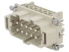 Conector HDC LAPP, Insert Contact Tata, 10 Pini, 16A, 500V, Montare cu Surub