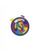 Puzzle circular din lemn Combinatii de culori 29 piese, Goki