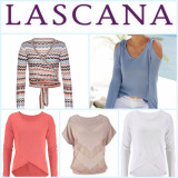 Bluze vara femei marca Lascana, Casual, Marime universala, Maneca lunga